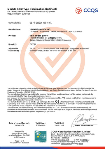 Solar Eclipse Safety: How to Choose Certified Eclipse Glasses