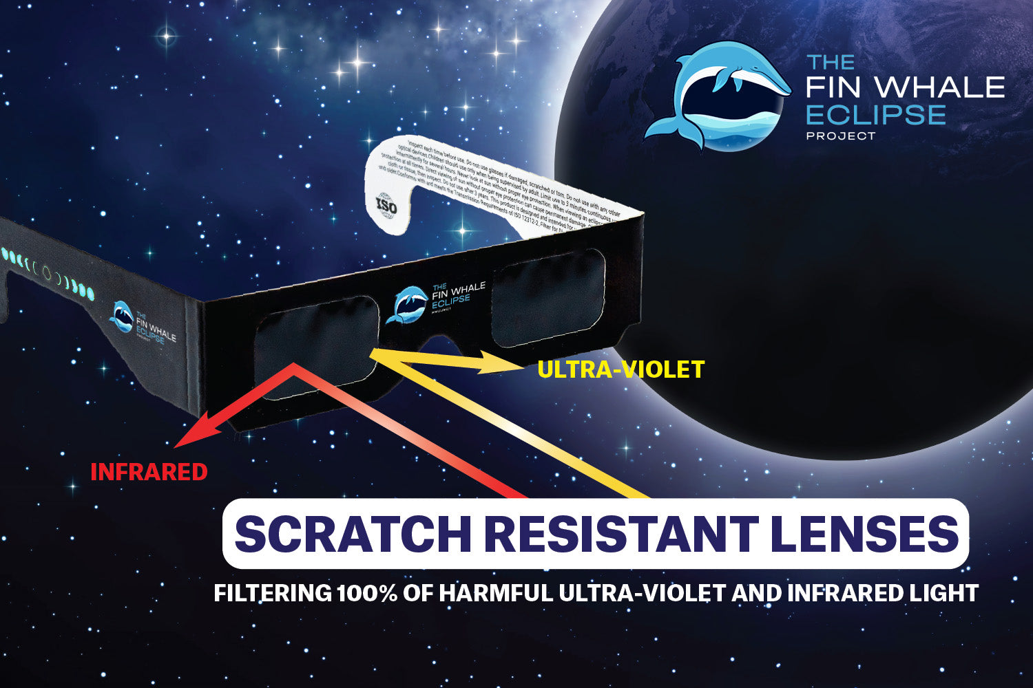 5 pack of Solar Eclipse Glasses (Scroll down for volume discounts)